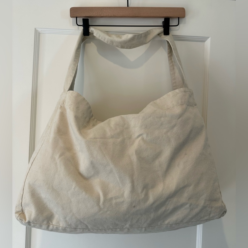 Blue Fish Cotton Canvas Tote - small fish - Picture 2 of 6